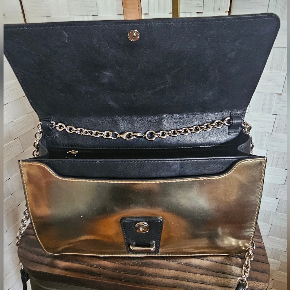 Coach Legacy Mirror Metallic Slim Clutch. HTF Rare - Picture 4 of 12